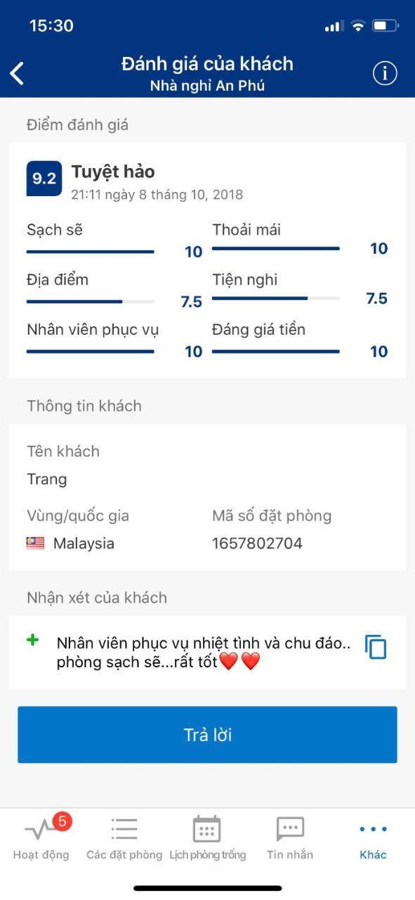 Nha Nghi An Phu Hotell Hanoi Exteriör bild